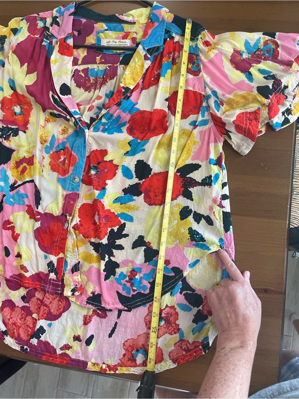 We The Free Multicolor Floral Button-Down Shirt - Picture 8 of 8